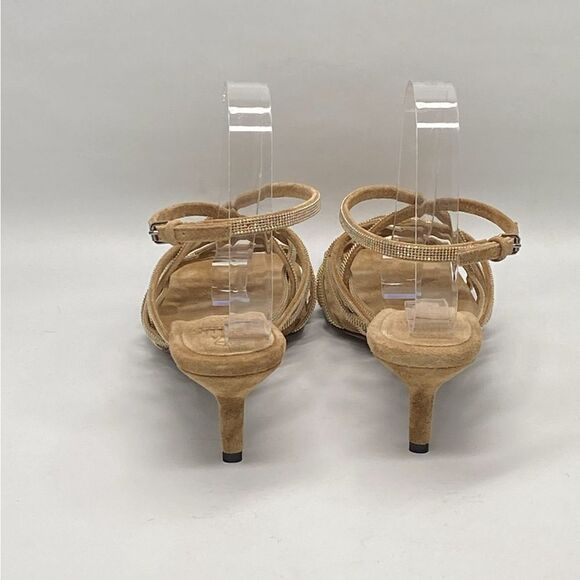 Brunello Cucinelli Monili Cage Square Toe Slingback Sandal size 38 - Picture 4 of 13